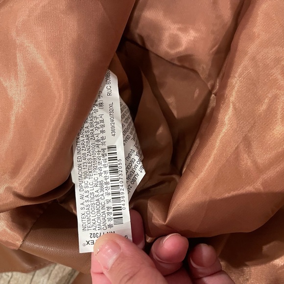 Zara Faux Leather Trench Coat - Picture 8 of 8